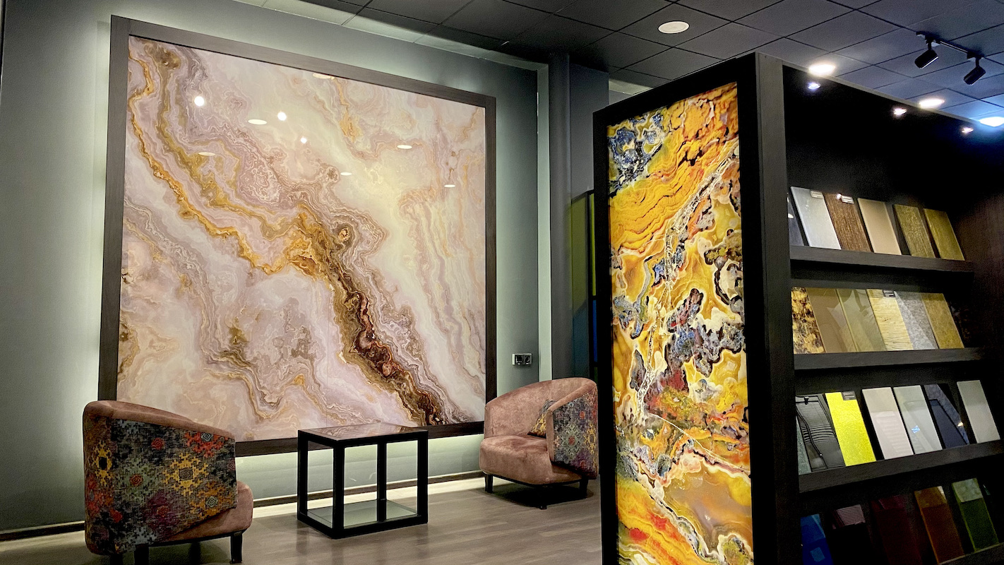 Decorative laminated online glass